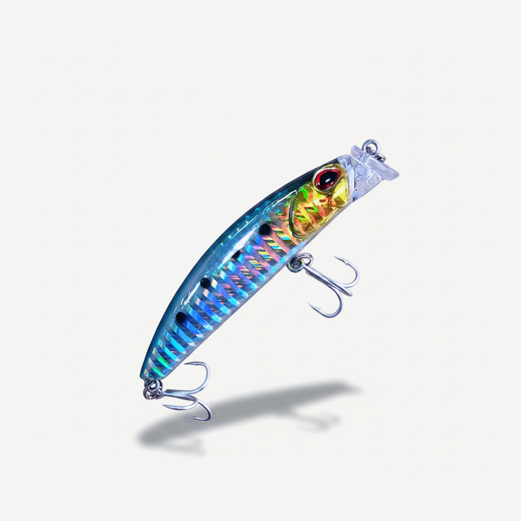 TSUYOKI Fishing Lures 2025 75mm 10g Diving 0-25cm Jerkbaits Lure Floating Duo Terrif Dc-7 Minnow Trout Lure Mackerel Sea