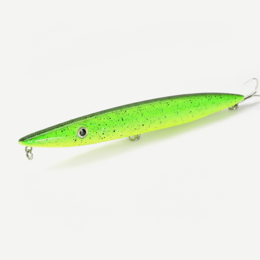 Hunthouse Don Belone Pencil Fishing Lure Walk The Dog Topwater Hard Bait 195mm 44g Long Cast Stickbait Leerfish Bluefish