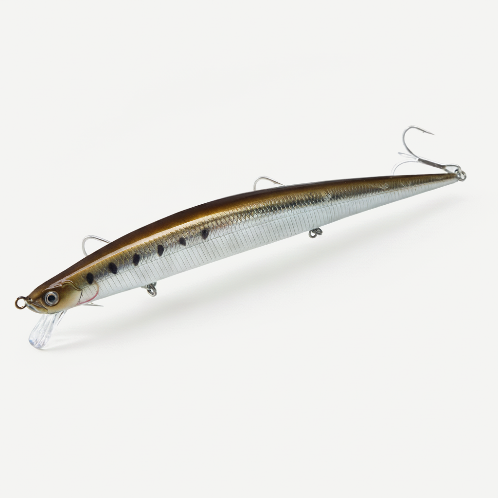 Hunthouse Tide Minnow Flyer Fishing Lure 175mm 31g Long Casting Sinking Hard Bait Pesca Jerkbaits Seabass Pike Tackle