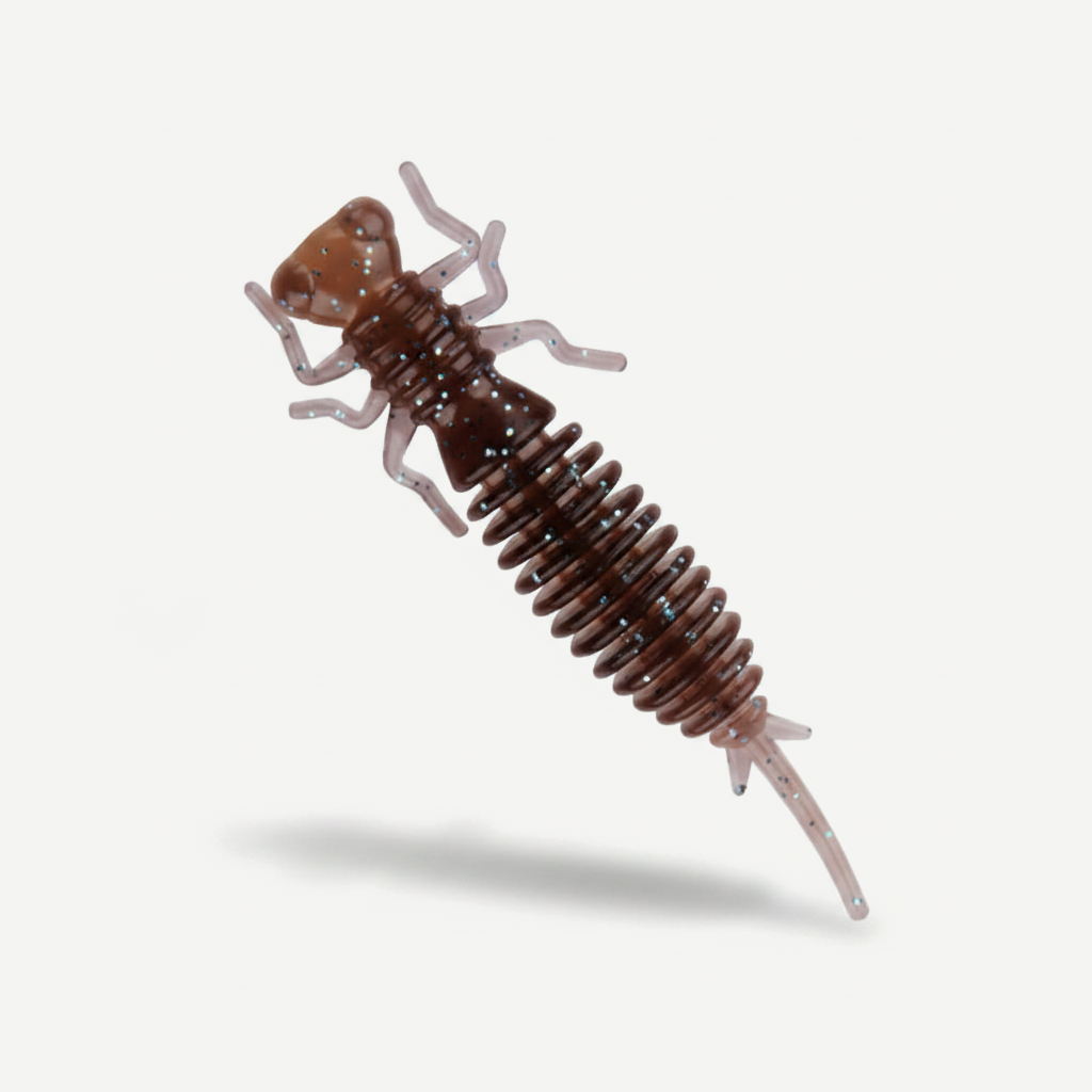 MEREDITH Larva Soft Plastic Bait - Segmented Nymph Lure