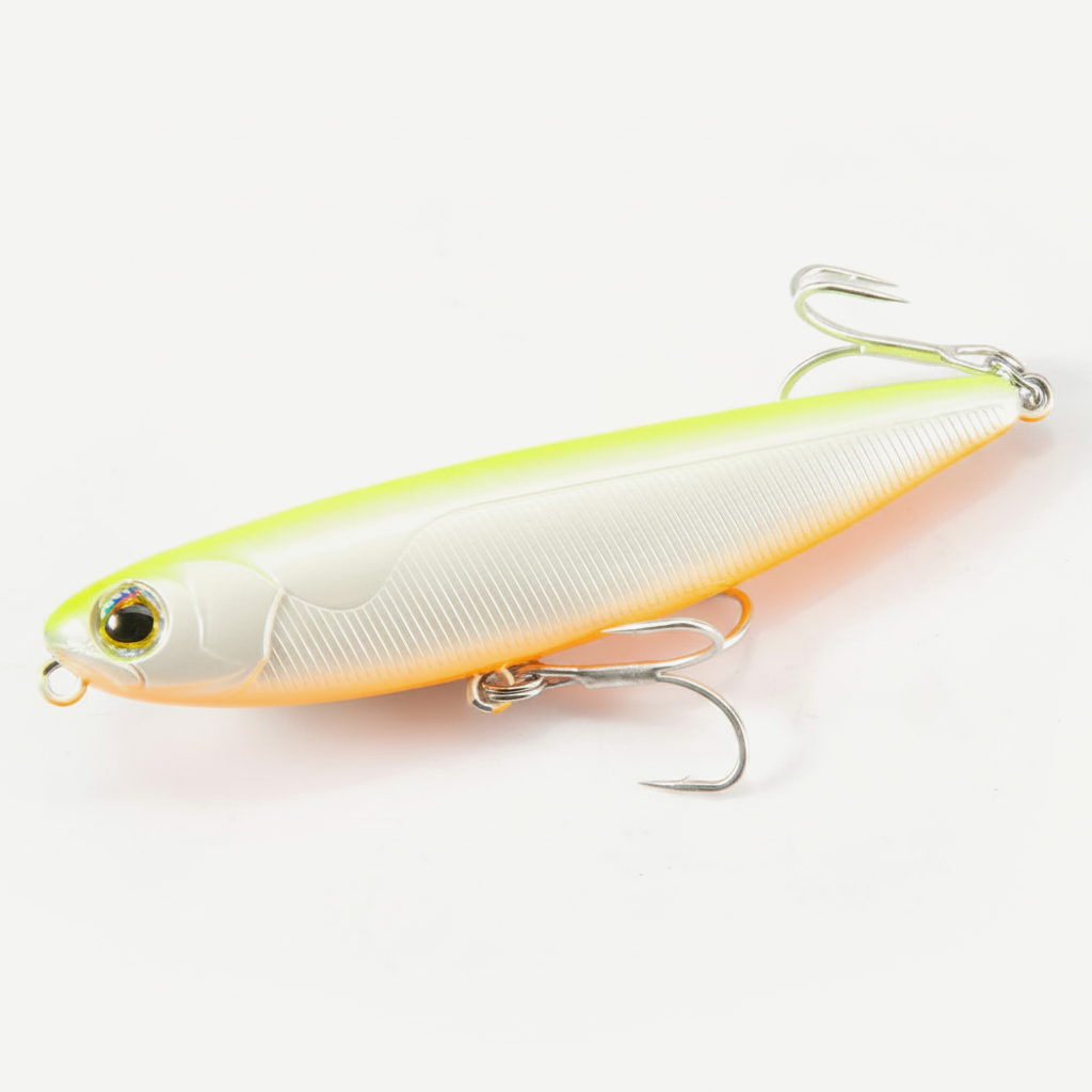 Hunthouse Floating Surface Pencil Fishing Lure 60/90/100mm 6.4/12.4/18.8g Hard Bait Topwater Lures for Seabass Pike Feed