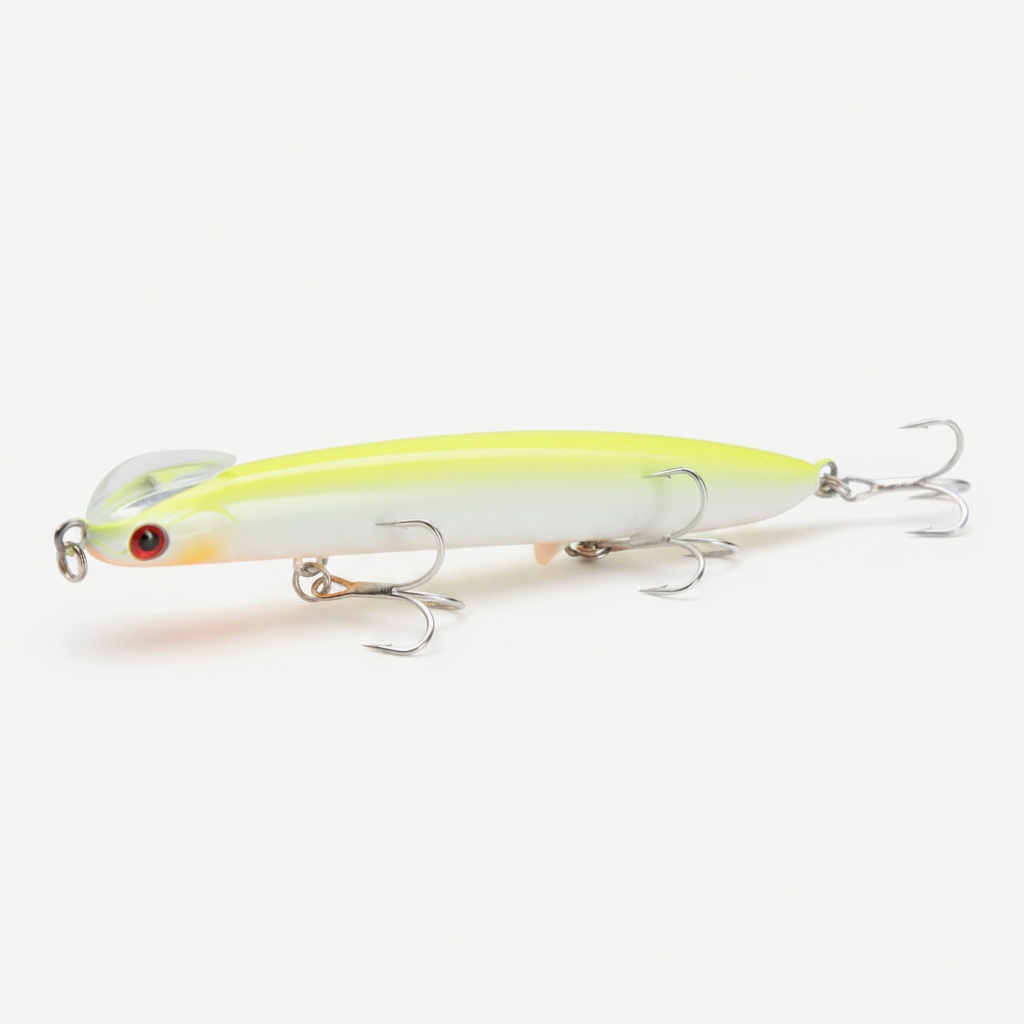 Hunthouse Fishing Frid Pencil Lure Sinking 125mm/38g Saltwater Long Casting Wobblers Stickbait  Jerkbait For Seabass Fla