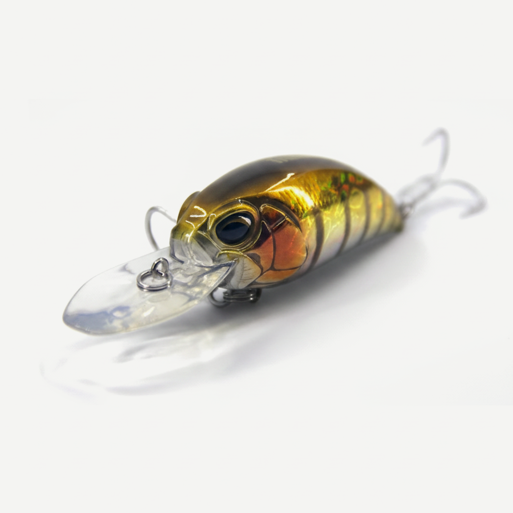 BearKing 65mm Deep Diving Crankbait, 10-12ft Dive