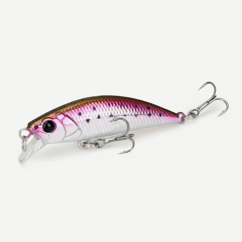 TSURINOYA 50S River Fishing Sinking Stick Bait Minnow Fishing Lure Intruder 50mm 5g Trout Area Stream Ajing Fake Fish Ha