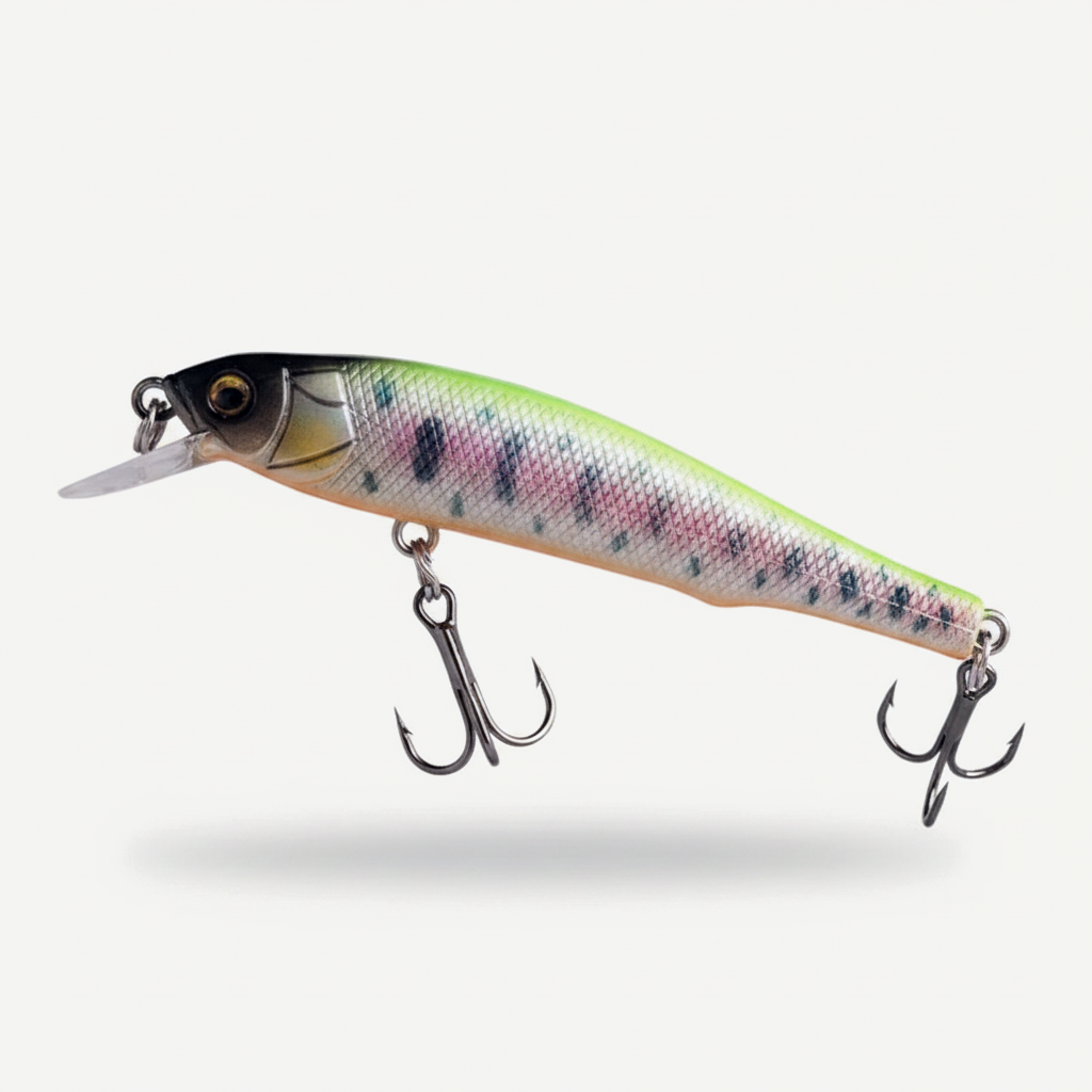 TSUYOKI Minnow Fishing Lure Wobbler for Freshwater Trout Artificial Bait Pike Carp Swimbait Jackall GH 70 Flatside jerkb