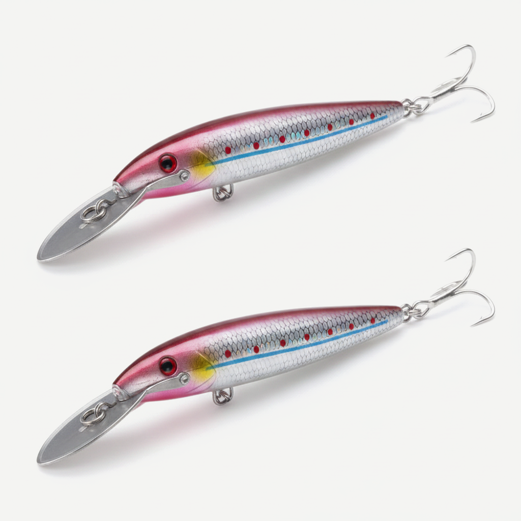 Hunthouse Metal Lip Minnow Fishing Lure 140mm 40g Countdown Magnum Sinking Trolling Hard Bait Saltwater For Blues Tuna T