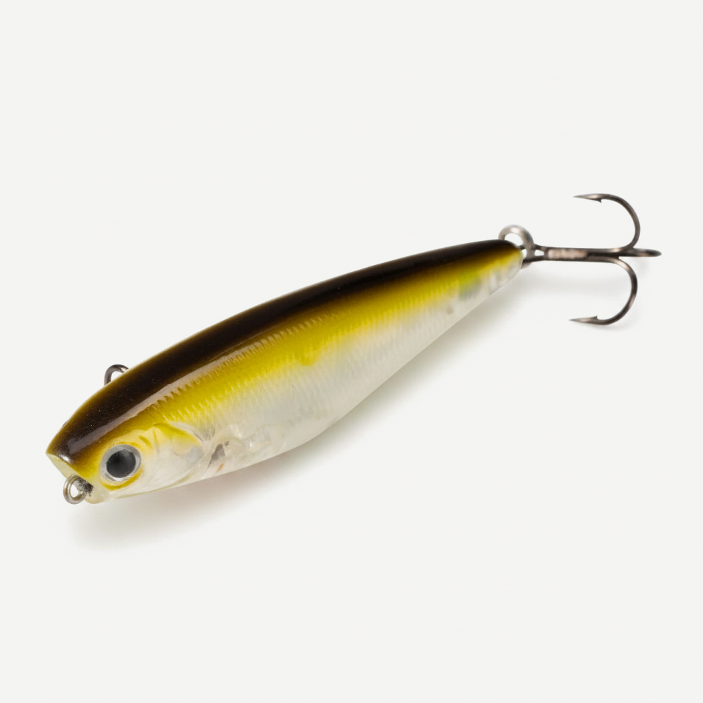 Hunthouse Popper DILEMMA Pencil Floating Fishing Lure 60mm 4.1g Hard Bait Topwater Surface Saltwater Pike Bass Fish Tack