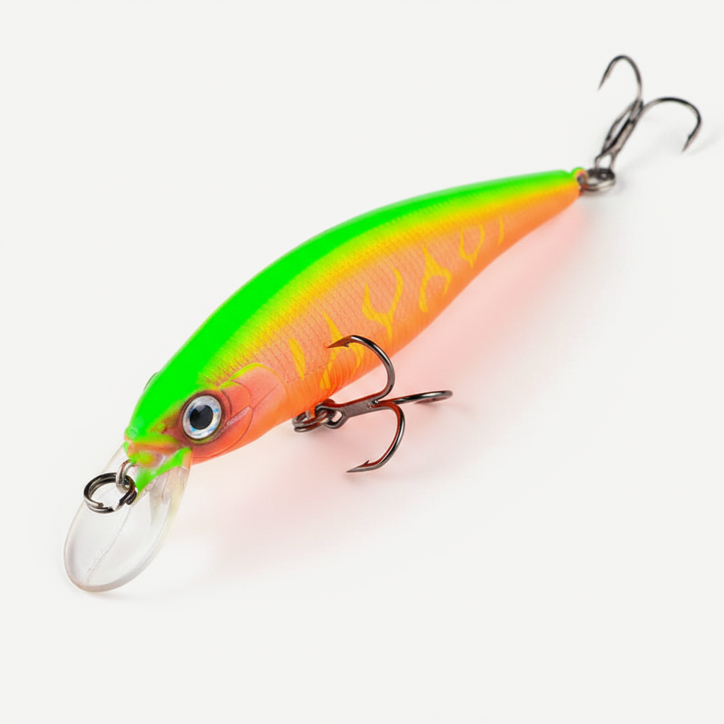 BEARKING 80mm Floating Minnow Jerkbait for Bass and Pike