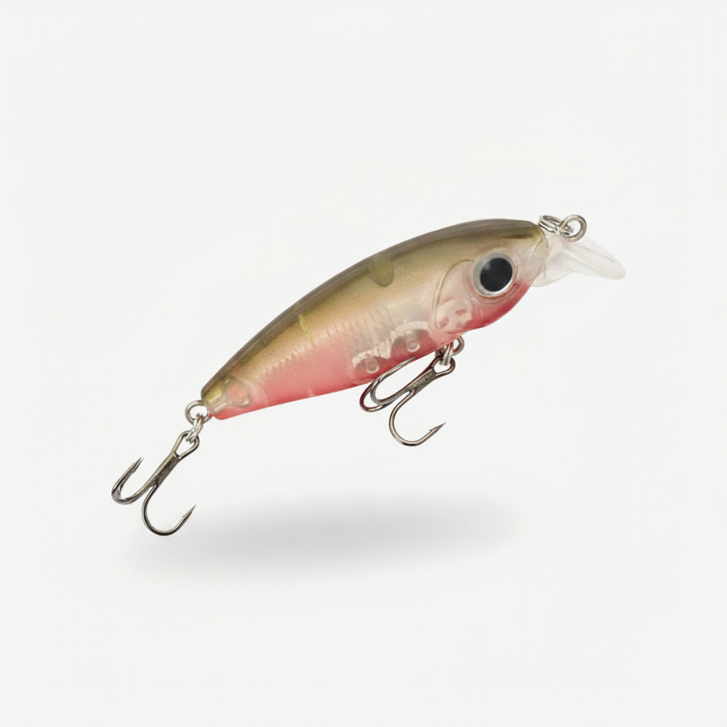 TSUYOKI 45mm 4g Floating Mini Minnow Fishing Lures Smith Artificial Baits for Pesca Bass Sunfish Gunship 45F Fishing Acc