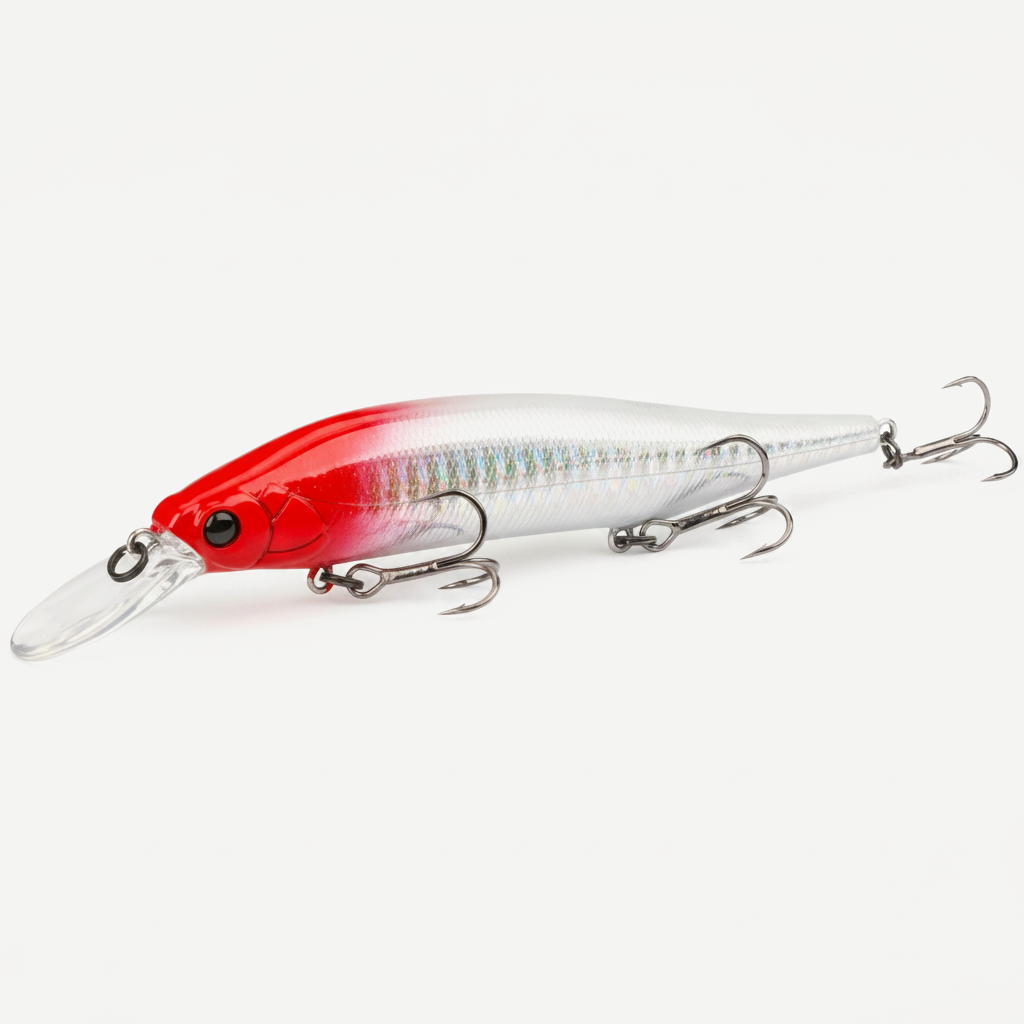 TSURINOYA 115mm 17.2g 115SP  Suspending Minnow  Weight System Fishing Lure AURORA Pike Bass Jerkbait Hard Bait