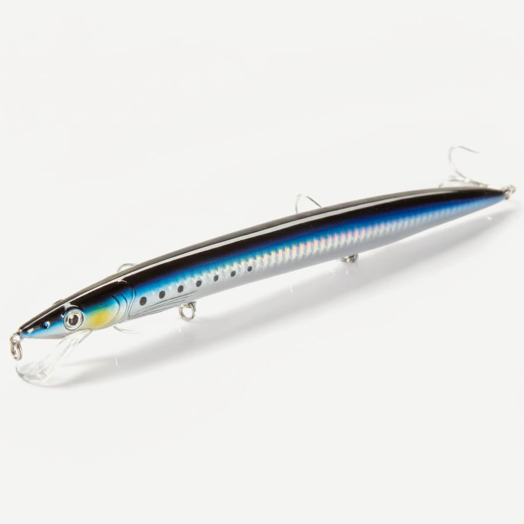 Hunthouse Minnow Fishing Lures Long Casting Floating 143mm/14g 173mm/23g 208mm/33g Sandeel Jerkbait Seabass Bait Fish Ta