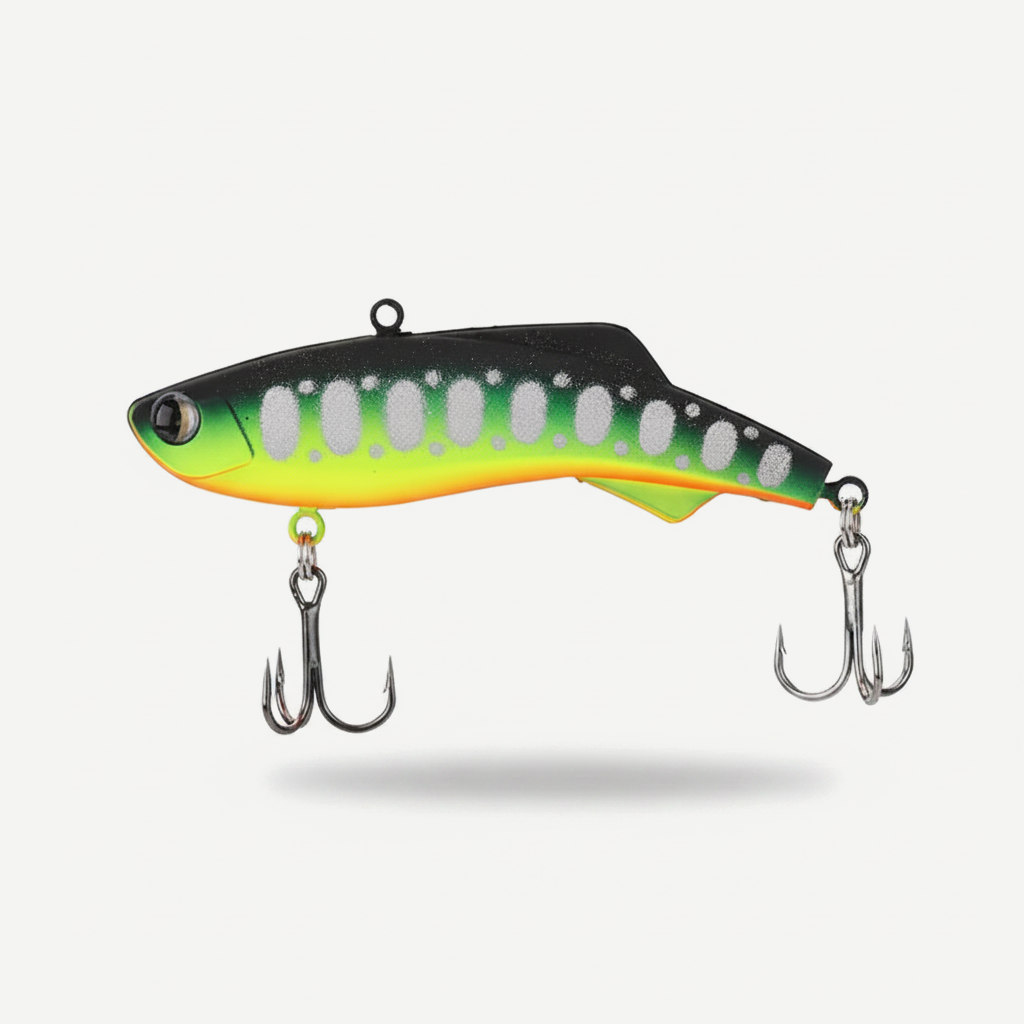 TSUYOKI Dozo 93S Silicone Rattlin Vib Ice Fishing Lure,16g/23g/30g Sinking Baguette Bait, Madness Shiriten Vibe 93 SL Vi
