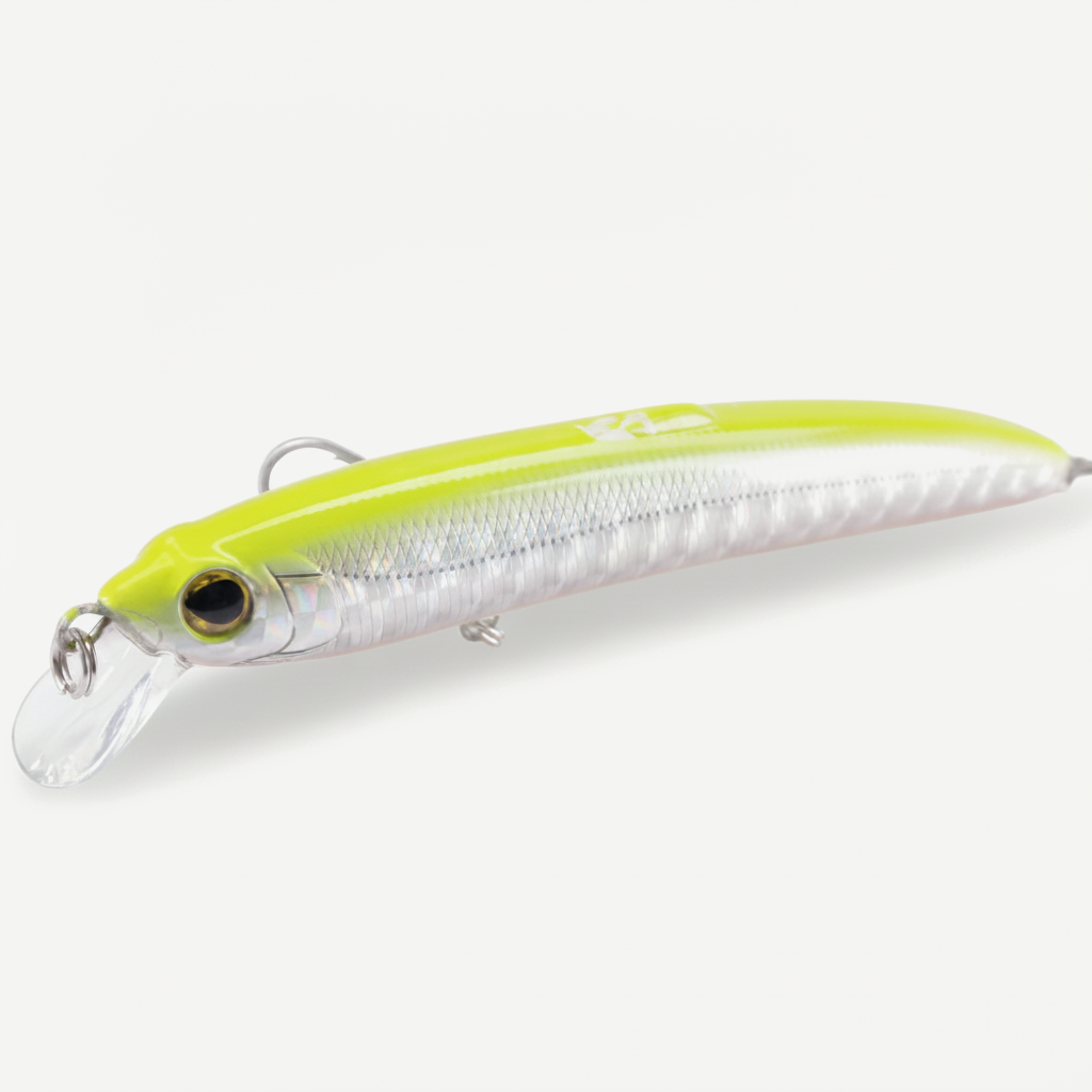 Hunthouse Saruna Minnow Lure Floating Jerkbait 90/125/147mm Wobbler Hard Bait Fishing for Seabass Saltwater Pike Fish Ta