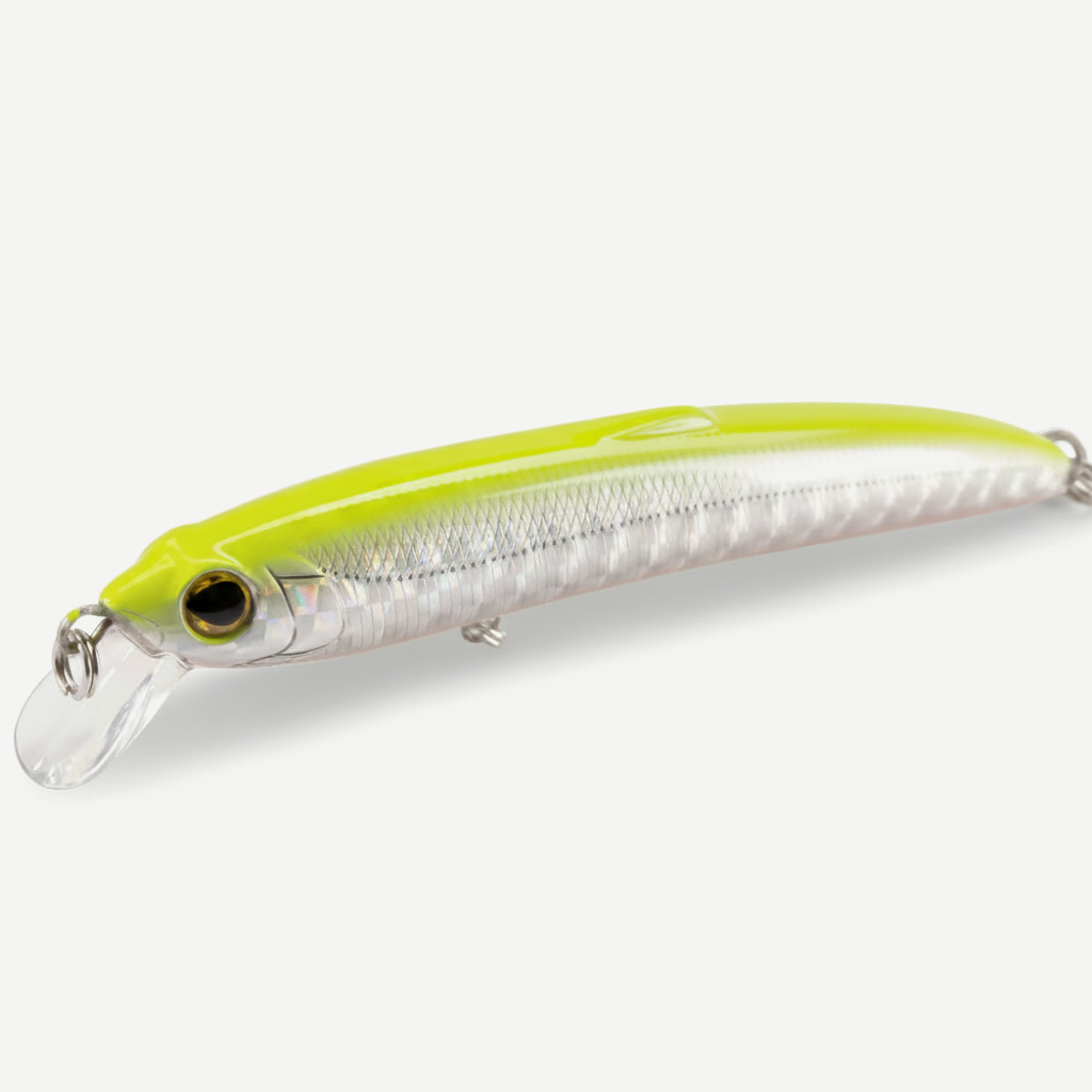 Hunthouse Saruna Minnow Fishing Lure 90&125&147mm Floating Jerkbait Hard Minnow Bait For Seabass Artificial Jerk Baits L