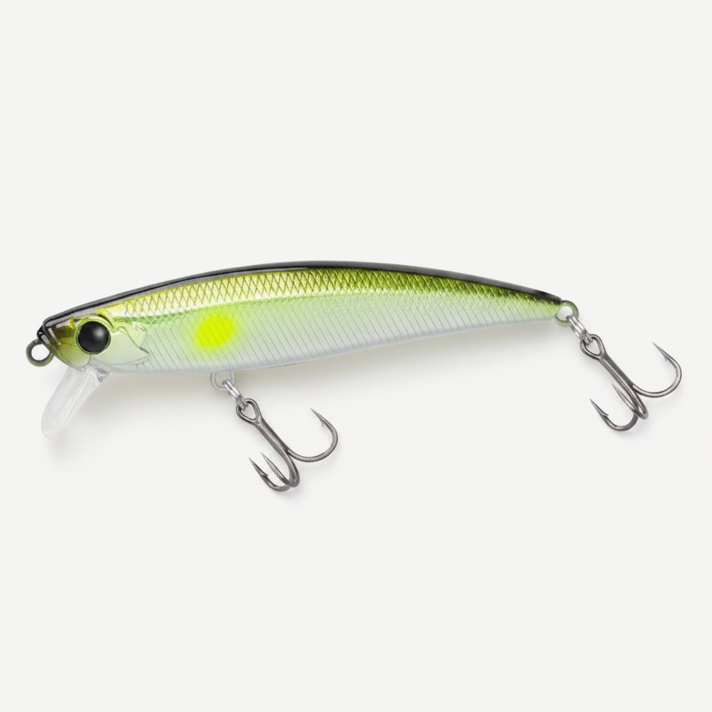 TSURINOYA Trout Plug INTRUDER 71S Sinking Fishing Lure 71mm 10g Long Casting Crankbait Pike Bass High Speed Jerkbait Min