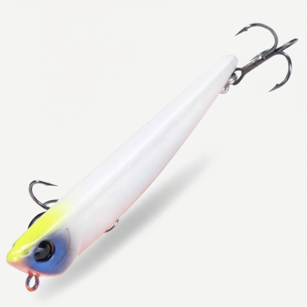 Hunthouse Bay RUF MANIC 75mm/8g Sinking Pencil Fishing Lure Stickbait BKK Hook Hard Lure for Seabass Fish
