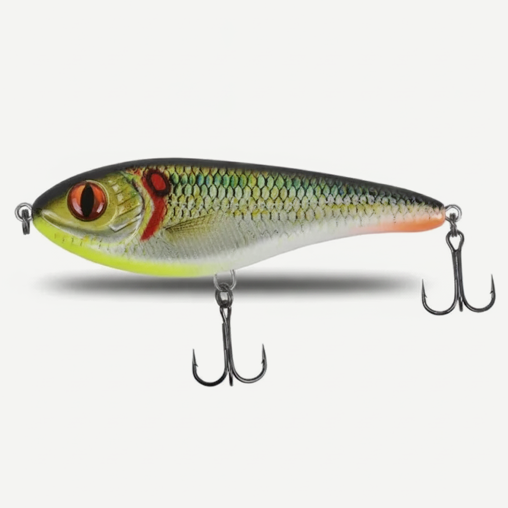 TSUYOKI 20/30/50g Sinking Jerkbait Slider Swim Glidebait 120 Westin Artificial Wobblers Loud Sound Fishing Lure for Pike