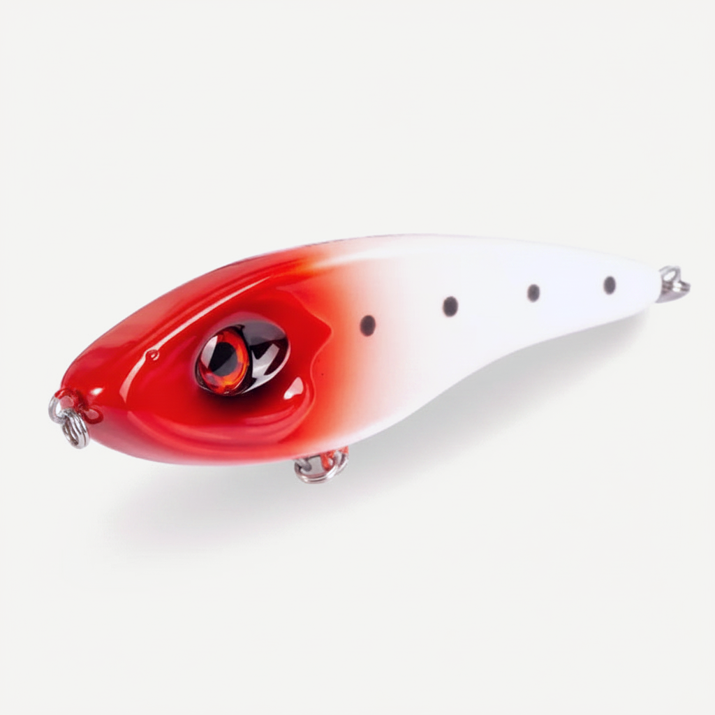 Hunthouse Musky Buster Jerkbait Fishing Lures 115mm 32g Vib Bait Slow Sinking Jerkbaits Fishing Tackle For Sea Bass Pike