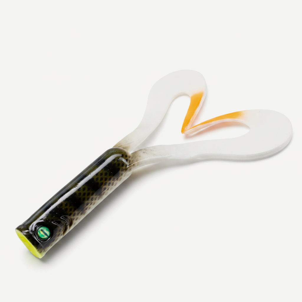 Hunthouse Twin Tail Trailer Soft Fishing Lure Silicone Spinning 145/175mm 21.7/36.7g PVC For Pike Barsch Zander Fish Acc