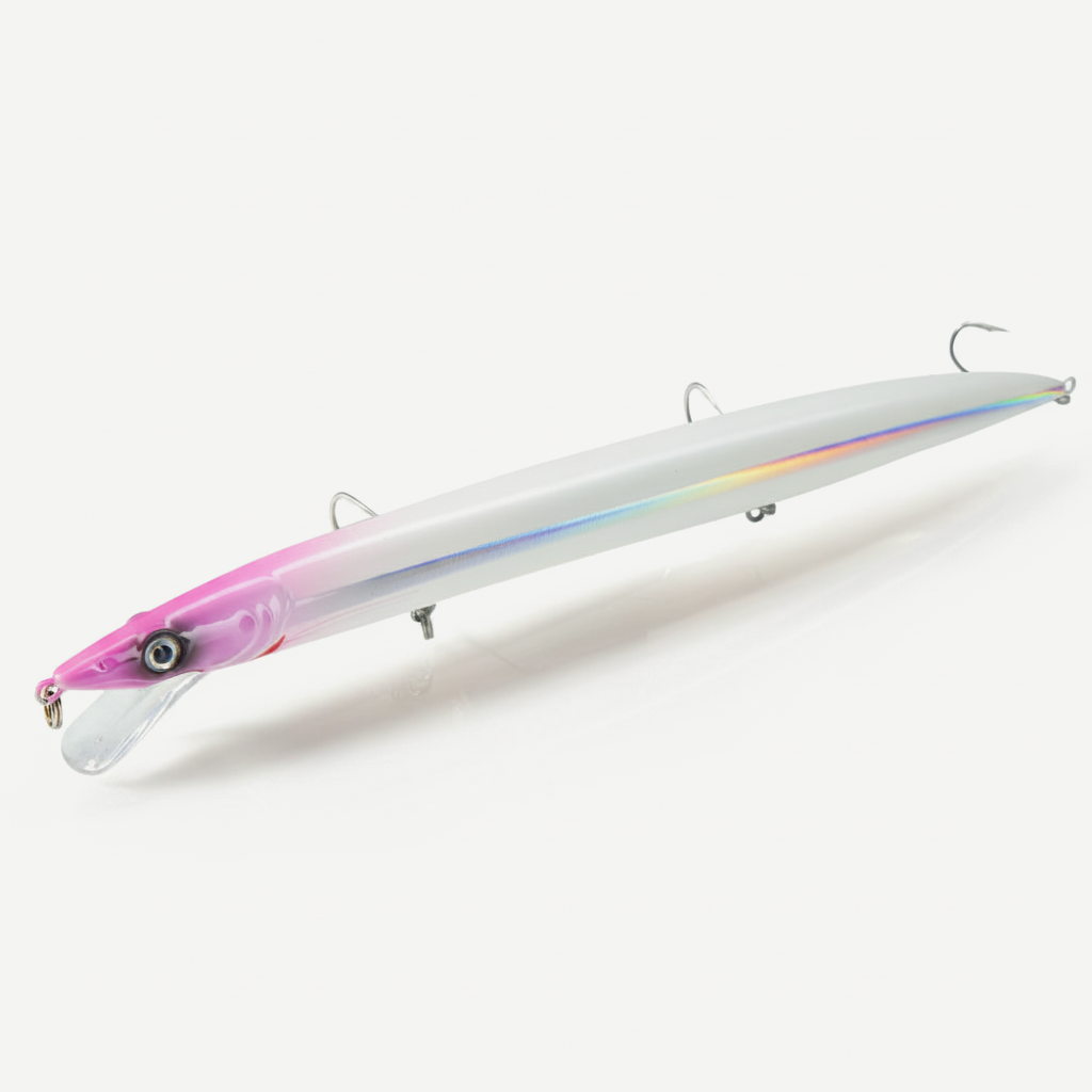 Hunthouse Floating Minnow Fishing Lure 143mm/14g 173mm/23g 208mm/33g Long Casting Seawater Hard Bait For Trout Seabass T