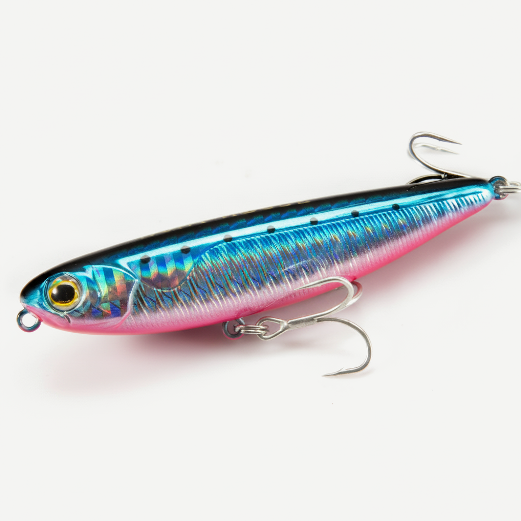 Hunthouse GHOST SNAKE Topwater Pencil Fishing Lure 60/90/100mm 6.4/12.4/18.8g Surface Floating Bait Lure For Seabass LW5