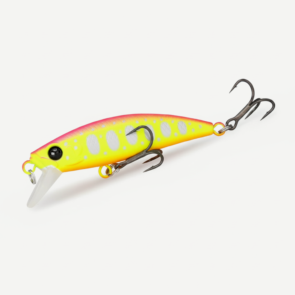 TSURINOYA Intruder 51S Sinking Minnow Stream Fishing Lure 51mm 5.8g Artificial Hard Bait For Trout Ajing Jerkbait River 