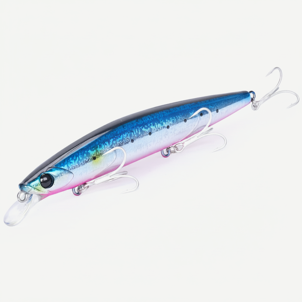 TSURINOYA 135S Fishing Lure Sinking Minnow BAYONET 135mm 26.4g Saltwater Long Casting Professional Lures Seabass Hard Ba