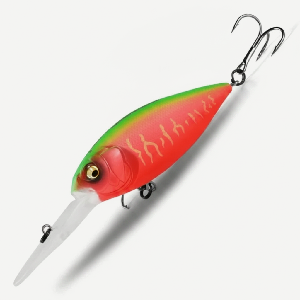 Bearking Deep Diving Floating Crankbait 75mm Bass Lure