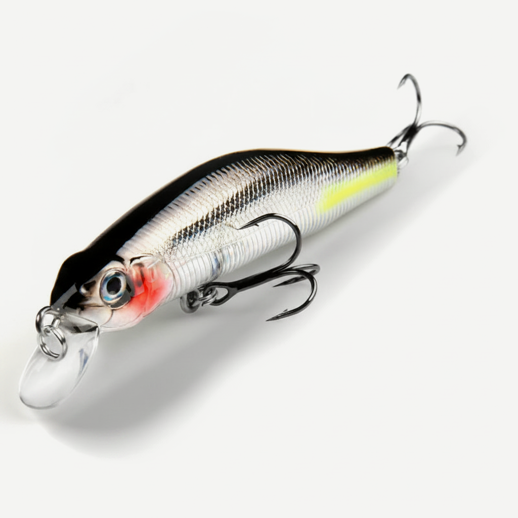 BEARKING 80mm Minnow Hard Bait - Jerkbait for Bass
