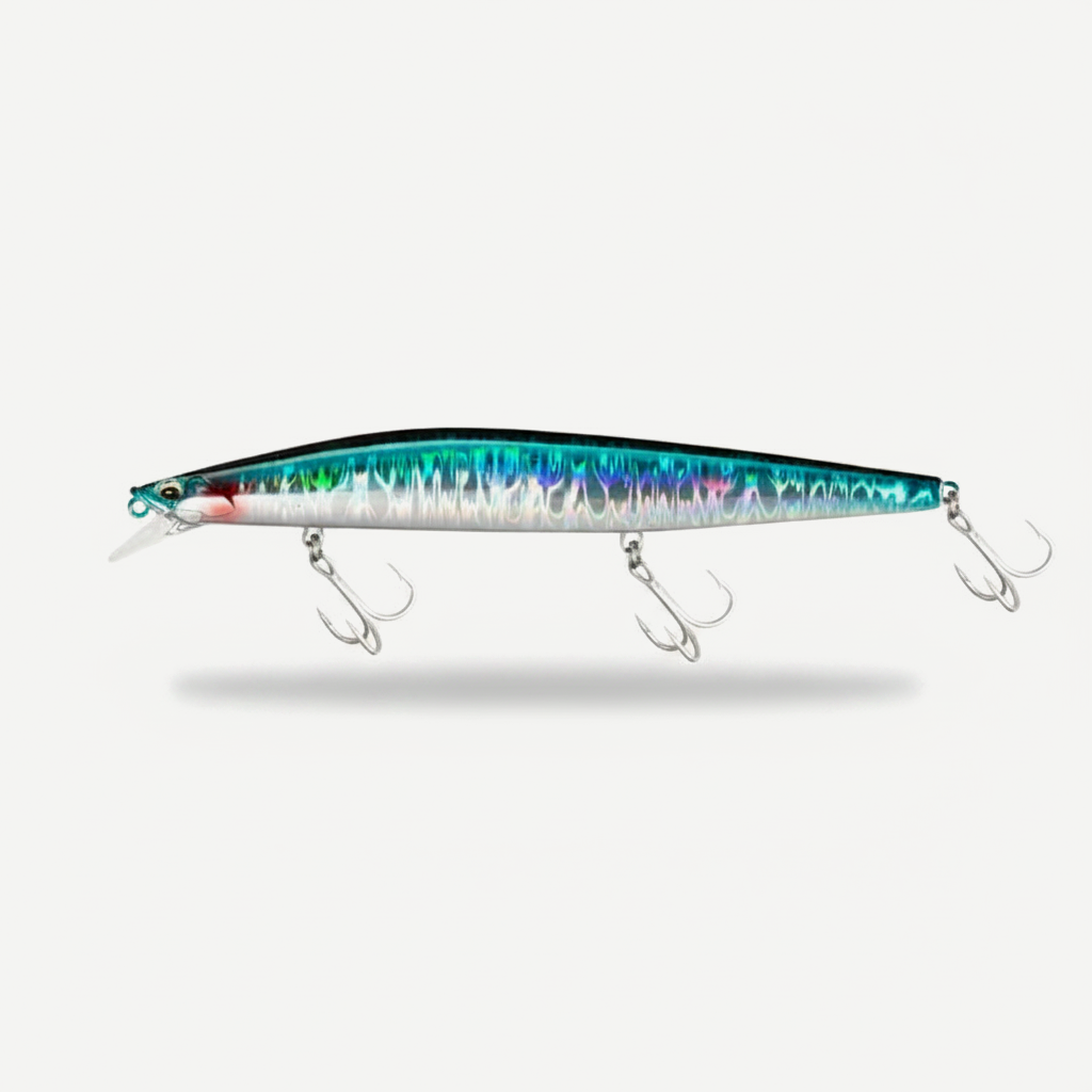 TSUYOKI Sinking Minnow Fishing Lures Black Bass Pike Artificial Tungsten Jerkbait Wobbler Silent Assassin 140S DW92 140m