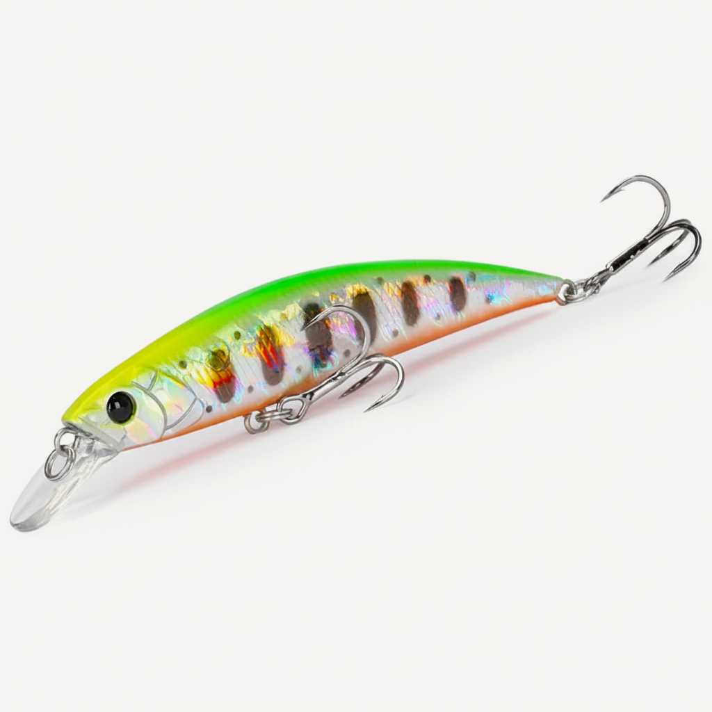 TSURINOYA Sinking Minnow 80S Trout Pike Bass 80mm 12g Hard Bait Jerkbait Freshwater stream Saltwater Wobbler Fishing Lur