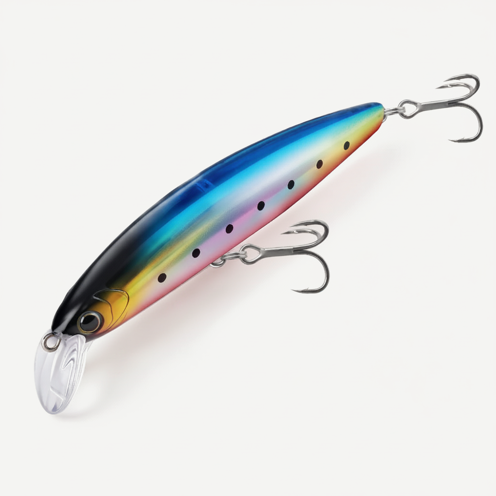 Kingdom Sinking Minnow Jerkbait, Long-Cast Bass Lure