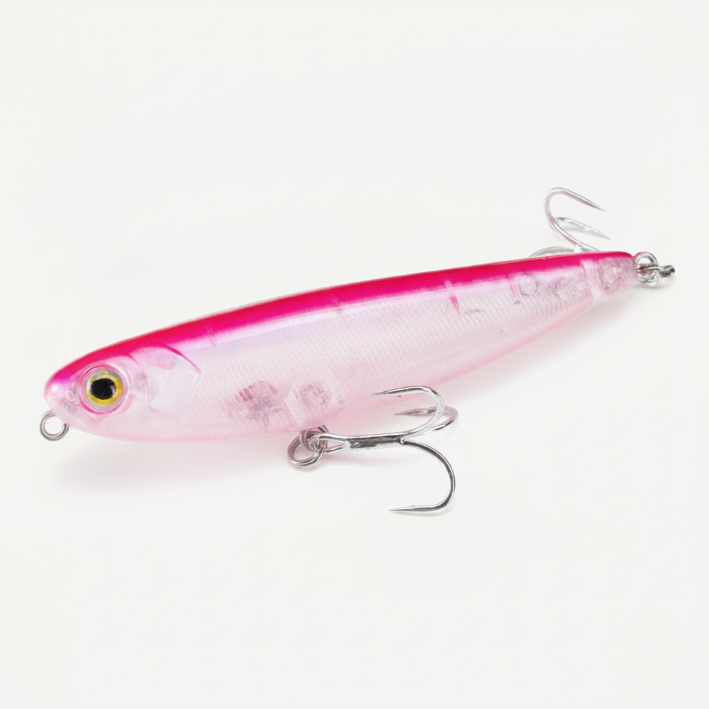 Hunthouse GHOST SNAKE Topwater Pencil Fishing Lure 60/90/100mm 6.4/12.4/18.8g Surface Floating Bait Lure For Seabass LW5