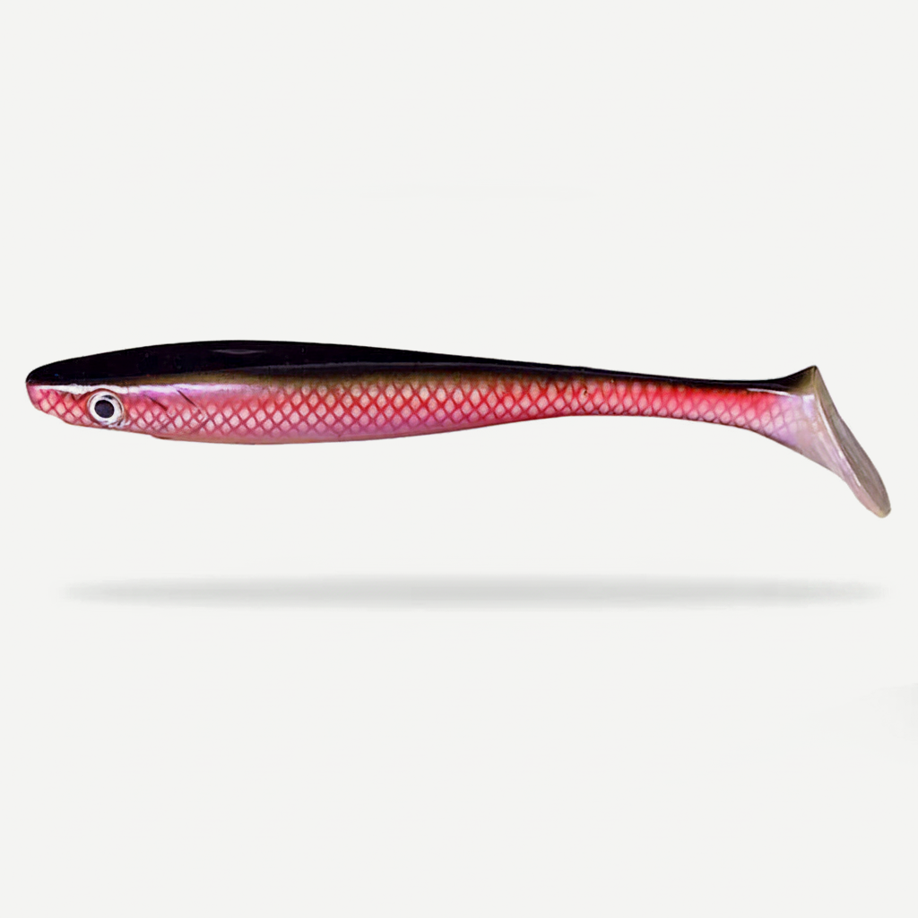 Hunthouse Soft Fishing Lure 150MM/21.5G Pig Shad Paint Printing Baits Paddle Tail Shad Silicone Souple Tackle LW227