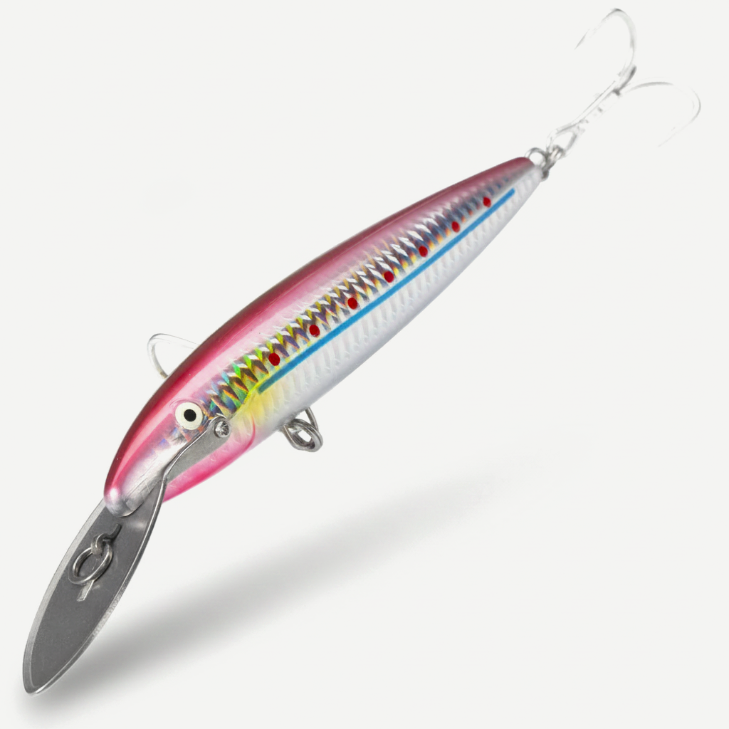 Hunthouse Minnow Fishing Lure Countdown Magnum Wobblers Sinking Trolling Hard Bait 140mm 40g Saltwater Artificial For Tu