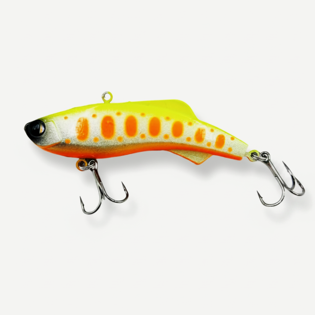 TSUYOKI Dozo 93S Silicone Rattlin Vib Ice Fishing Lure,16g/23g/30g Sinking Baguette Bait, Madness Shiriten Vibe 93 SL Vi