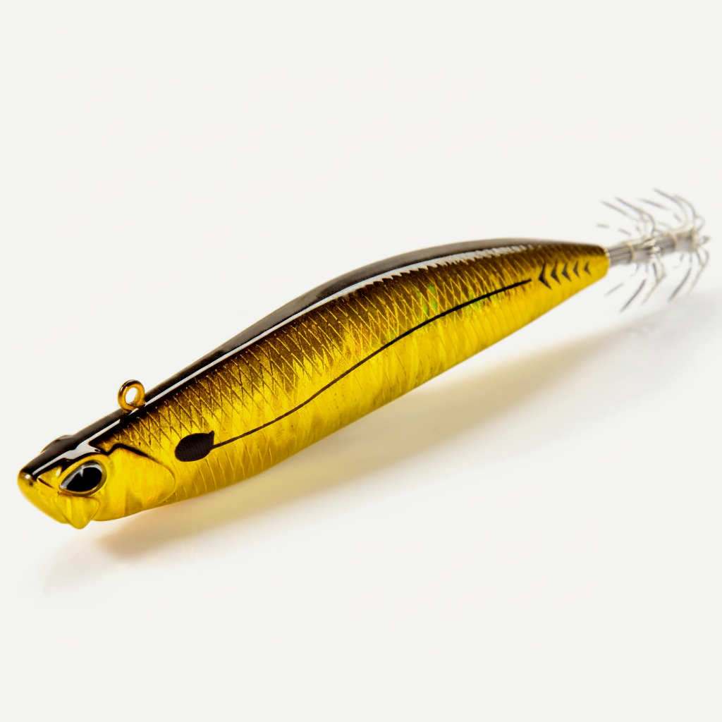 Hunthouse D-squid Jigging Lure 110mm 26.7g Sinking Egi Suqid Leurre Tip-run EGI Hook Fishing Hard Bait For Octopus lw522