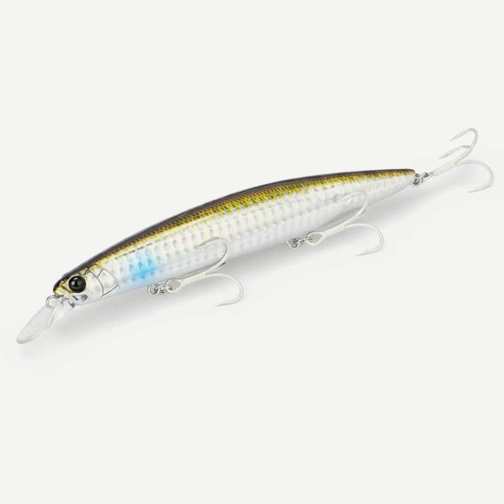 TSURINOYA 130S Sinking Minnow Fishing Lure SCOUT 130mm 24g Long Casting Seabass Flounder Artificial Large Sea Fishing Ha