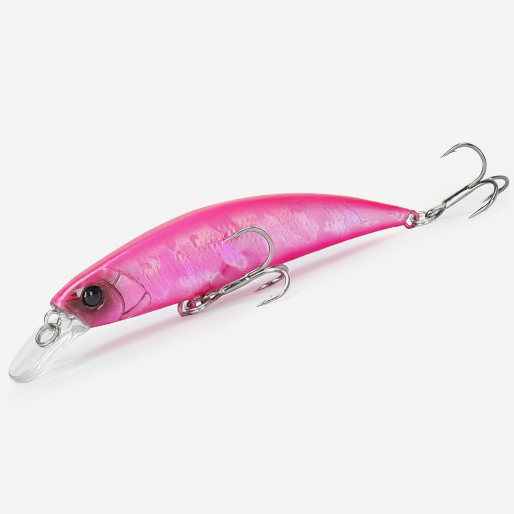 TSURINOYA Sinking Minnow 80S Trout Pike Bass 80mm 12g Hard Bait Jerkbait Freshwater stream Saltwater Wobbler Fishing Lur