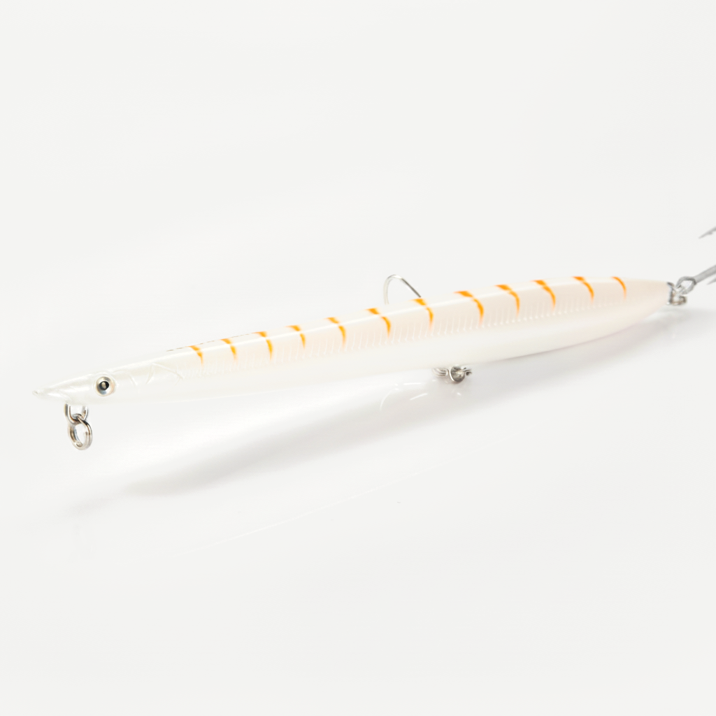 Hunthouse Sea Fishing Pencil Lure 180mm 37gS Sinking Hard Creature Baits Sandeel Lures Fishing For Sea Bass LW502