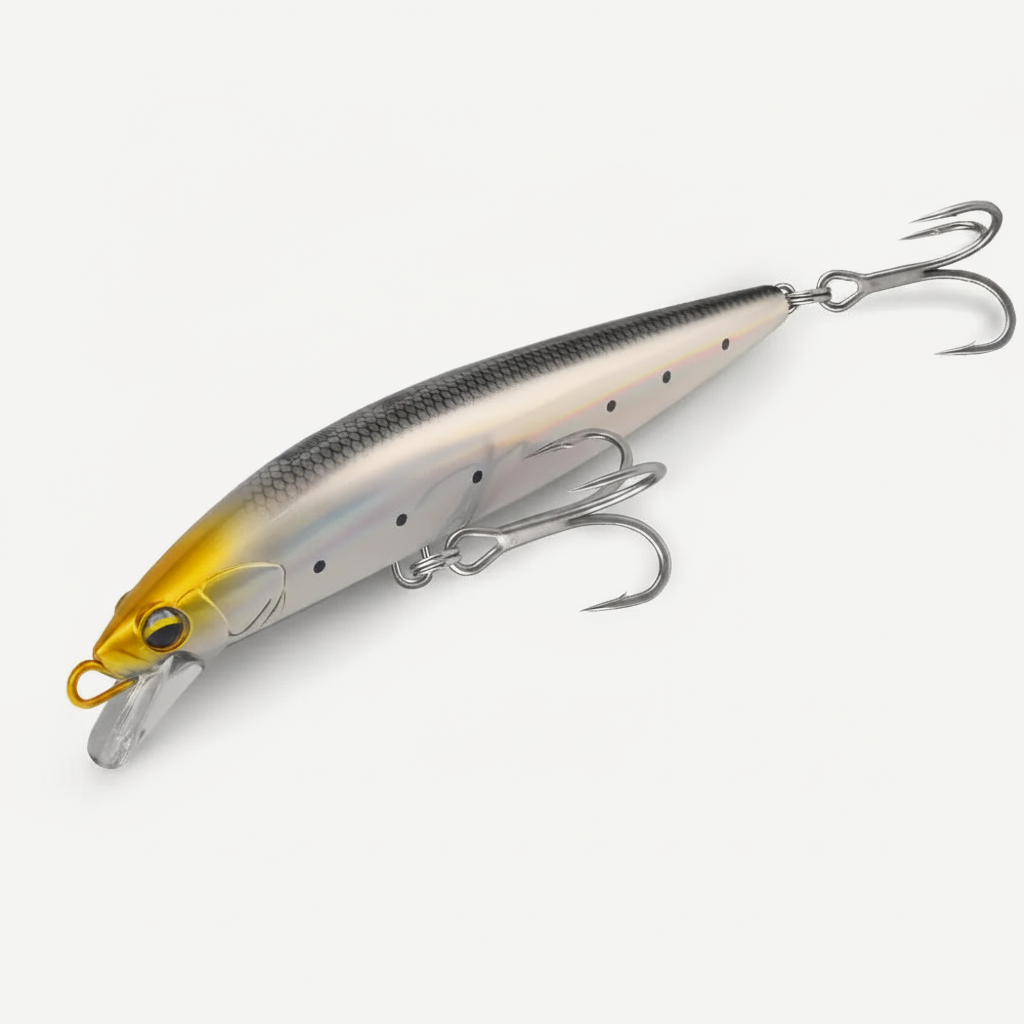 Kingdom Sinking Minnow Jerkbait 140mm 38g Wire-Through Body