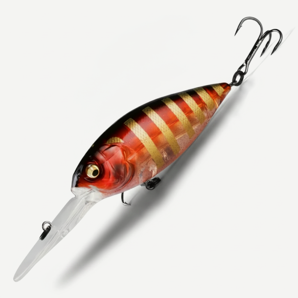 Deep Diver Crankbait 75mm Floating Bass Lure