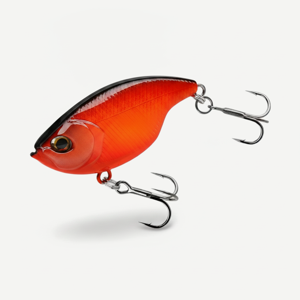 TSURINOYA 50S Vibration TEMPTER 50mm 12.5g Long Casting Sinking Fishing Lure VIB Winter Fishing Lipless Hard Bait For Pi