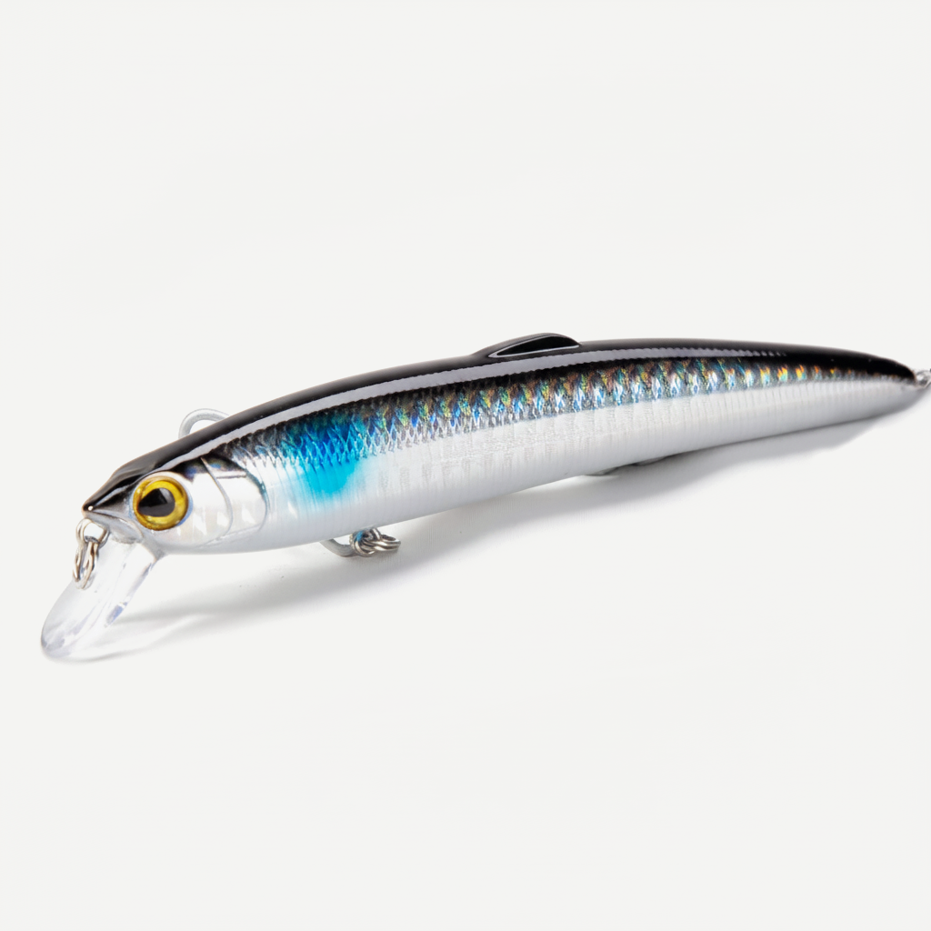 Hunthouse Saruna Minnow Lure Floating Jerkbait 90/125/147mm Wobbler Hard Bait Fishing for Seabass Saltwater Pike Fish Ta
