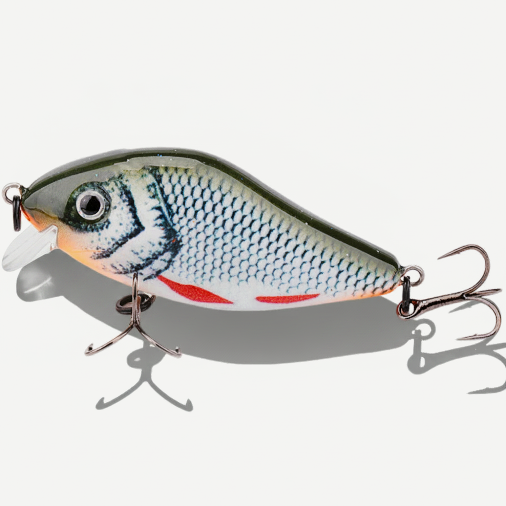 TSUYOKI Slow Sinking Slider Jerkbait Loud Sound Pike Muskies Fishing Crankbait Wobblers, Salmo Slide Jerkbaits, 70mm, 80