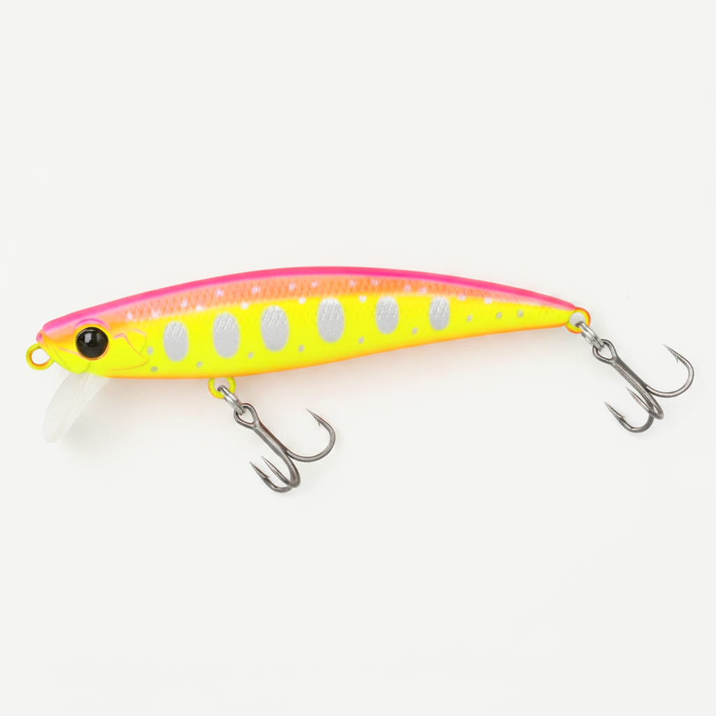 TSURINOYA Trout Plug INTRUDER 71S Sinking Fishing Lure 71mm 10g Long Casting Crankbait Pike Bass High Speed Jerkbait Min