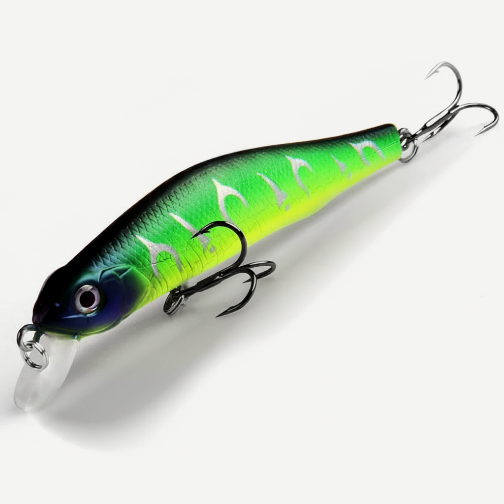 Bearking 80mm Minnow Crankbait with Magnetic Weight Transfer