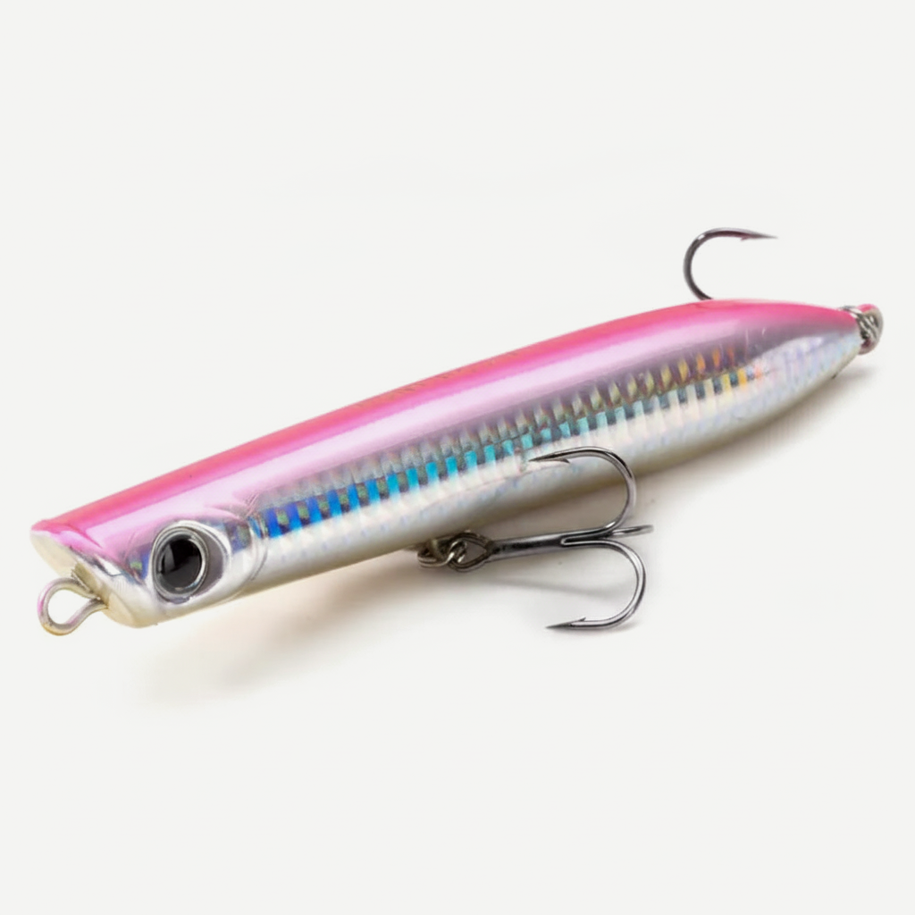 Hunthouse Surface Popper Floating Fishing Lure 130mm 30g Topwater Hard Bait Walk The Dog Saltwater For Tuna Fish Tackle