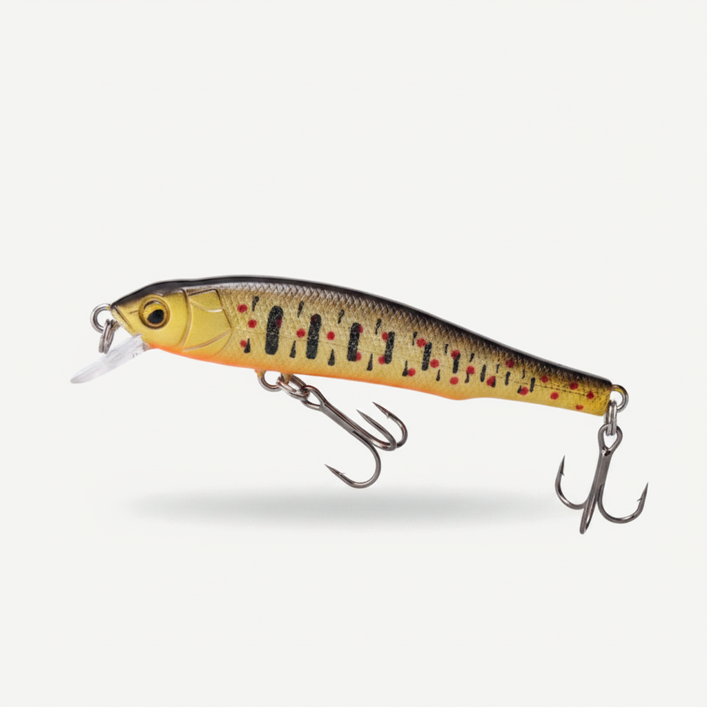 TSUYOKI Minnow Fishing Lure Wobbler for Freshwater Trout Artificial Bait Pike Carp Swimbait Jackall GH 70 Flatside jerkb