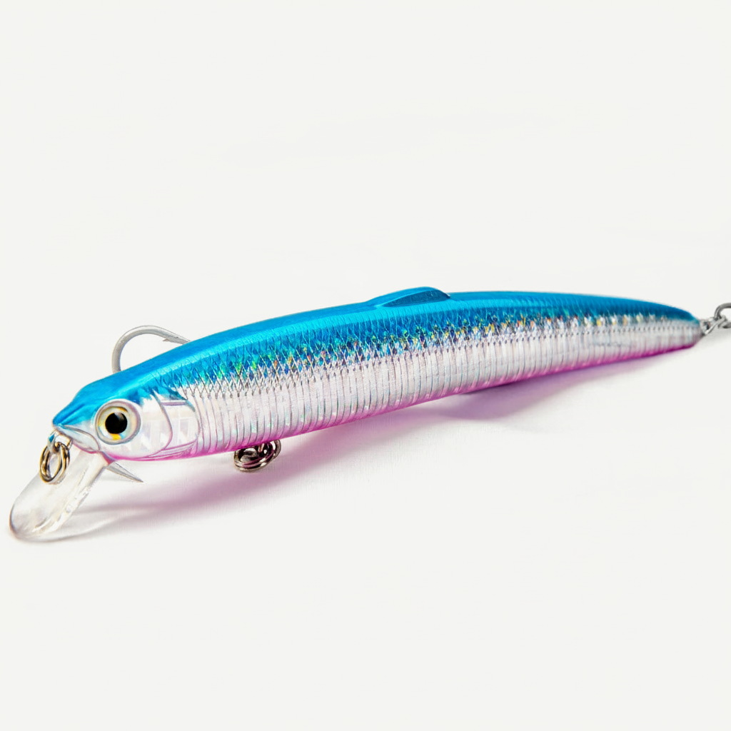 Hunthouse Saruna Minnow Lure Floating Jerkbait 90/125/147mm Wobbler Hard Bait Fishing for Seabass Saltwater Pike Fish Ta